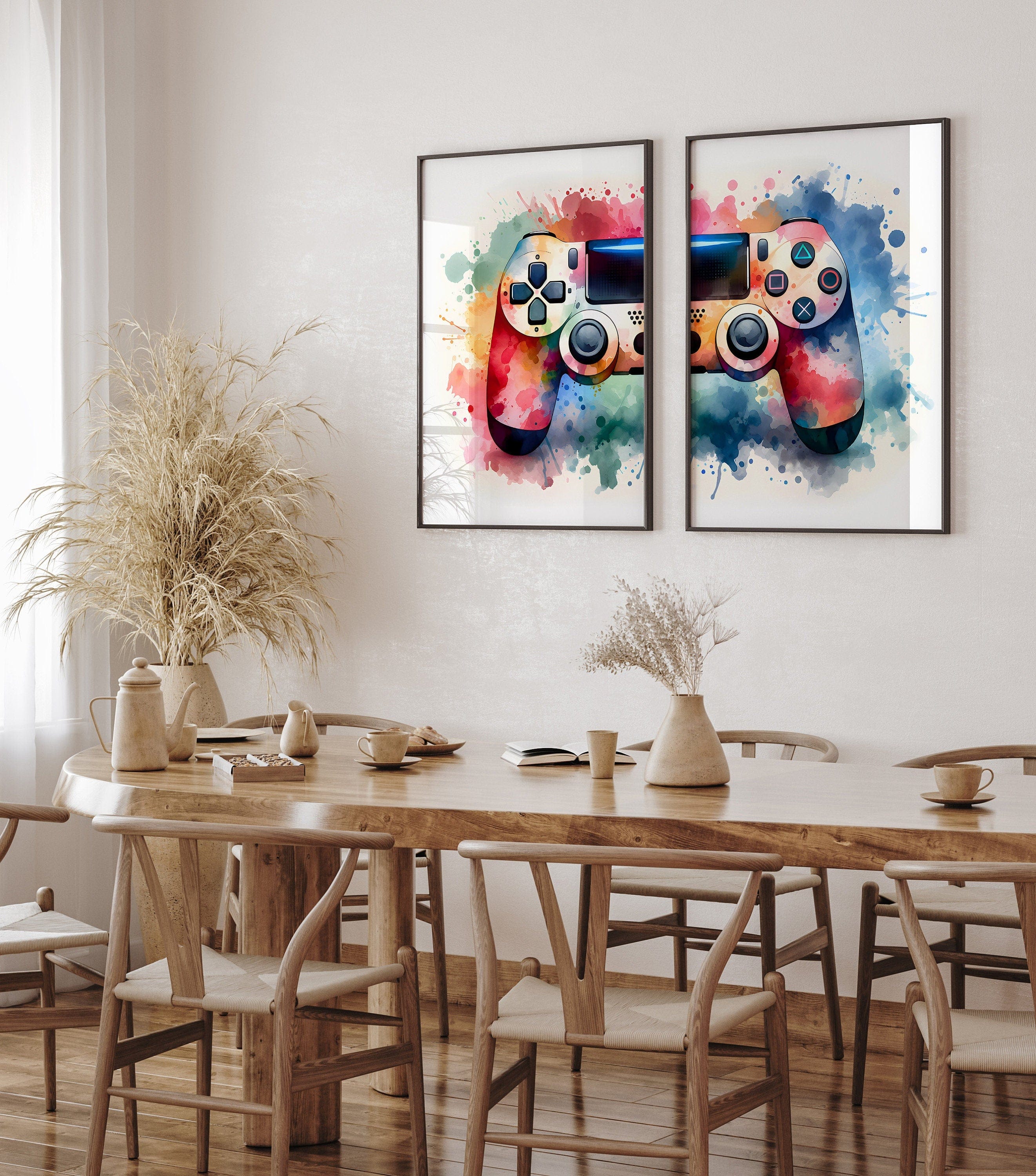 Gaming Room Poster Set of 2 – Unframed