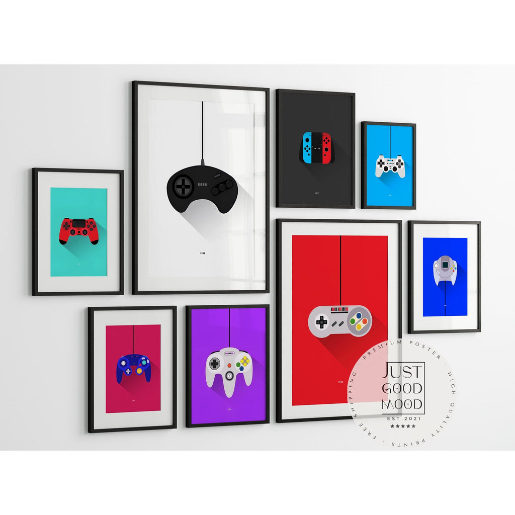 Gaming Room Poster – Unframed Wall Art